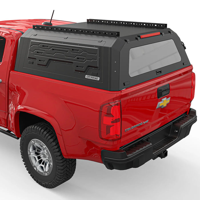 OPENROAD Aluminum Side Truck Cap For 15–22 Chevy/GMC Colorado/Canyon 5'2" Bed - PP2PL330007