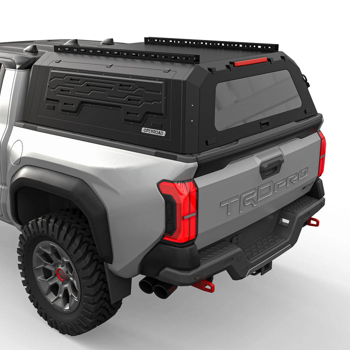 OPENROAD Aluminum Side Truck Cap For 2024-2026 Toyota Tacoma 6'2" Bed - PP2PL330005