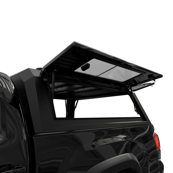 OPENROAD Sliding Glass Side Truck Cap For 2016-2023 Toyota Tacoma 5'1" Bed - PP2PL330029