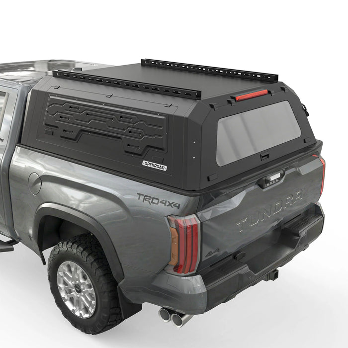 OPENROAD Aluminum Side Truck Cap For 2022-2026 Toyota Tundra 5'7" Bed - PP2PL330010