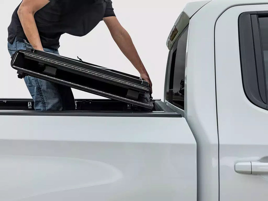 Access LOMAX Professional Series Hard Folding Tonneau Cover For 2015-2022 Chevrolet/GMC Colorado/Canyon 6'2" Bed - B0020049
