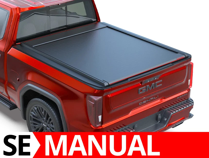 Tessera SE Manual Retractable Tonneau Bed Cover For 19-26 GMC/Chevrolet Sierra/Silverado 1500 6'6" Bed - 5212062604880