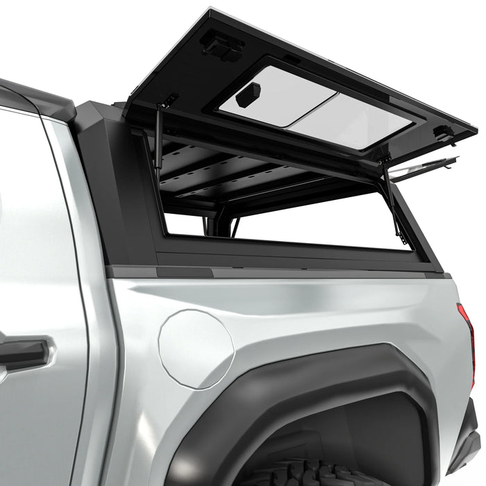 OPENROAD Sliding Glass Side Truck Cap For 2024-2026 Toyota Tacoma 5'8" Bed - PP2PL330030