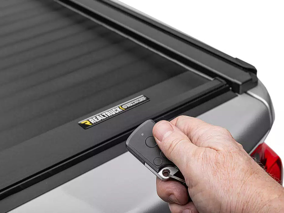 Roll-N-Lock E-Series XT Electric Retractable Tonneau Cover w/ T-Slot Rails