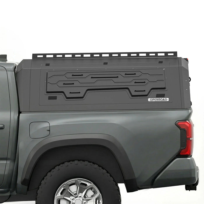 OPENROAD Aluminum Side Truck Cap For 2020-2026 Jeep Gladiator 5' Bed - PP2PL330006