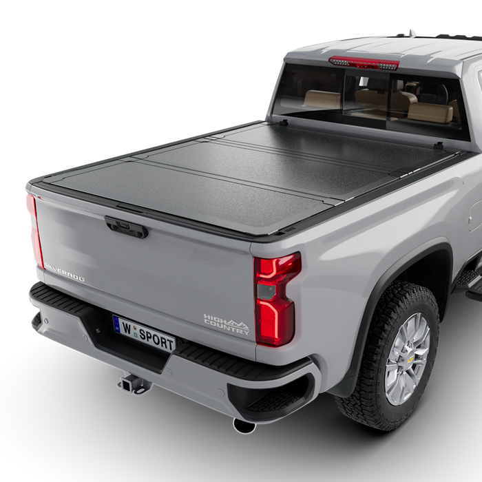 Worksport HD3 Quick Latch Hard Folding Tonneau Cover For 2020-2026 Chevrolet/GMC Silverado/Sierra 2500/3500 6'9" Bed - 4513560