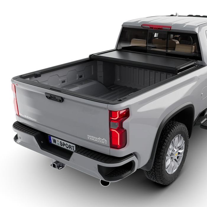 Worksport HD3 Quick Latch Hard Folding Tonneau Cover For 2020-2026 Chevrolet/GMC Silverado/Sierra 2500/3500 6'9" Bed - 4513560