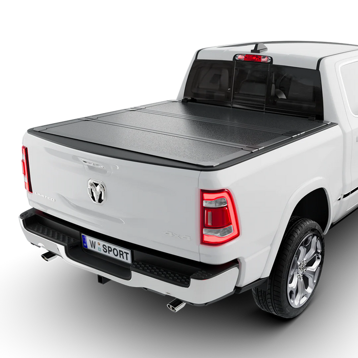 Worksport HD3 Quick Latch Hard Folding Tonneau Cover For 02-26 Dodge RAM 1500 & 02-19 2500/3500 6'4" Bed - 4527160