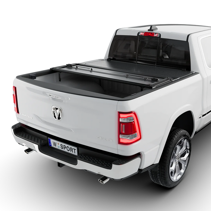 Worksport HD3 Quick Latch Hard Folding Tonneau Cover For 02-26 Dodge RAM 1500 & 02-19 2500/3500 6'4" Bed - 4527160