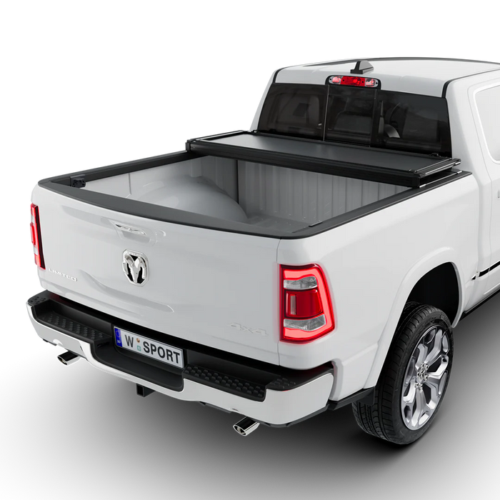 Worksport HD3 Quick Latch Hard Folding Tonneau Cover For 02-26 Dodge RAM 1500 & 02-19 2500/3500 6'4" Bed - 4527160
