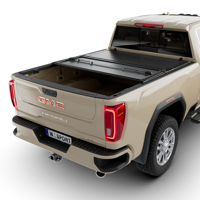 Worksport HD3 Quick Latch Hard Folding Tonneau Cover For 2020-2026 Chevrolet/GMC Silverado/Sierra 2500/3500 6'9" Bed - 4513560