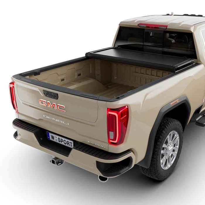 Worksport HD3 Quick Latch Hard Folding Tonneau Cover For 2020-2026 Chevrolet/GMC Silverado/Sierra 2500/3500 6'9" Bed - 4513560