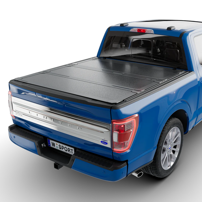 Worksport AL4 Flip-Up Hard Trifold Tonneau Cover For 15-26 Ford F-150 & 22-26 F-150 Lightning 5'7" Bed - 4931450