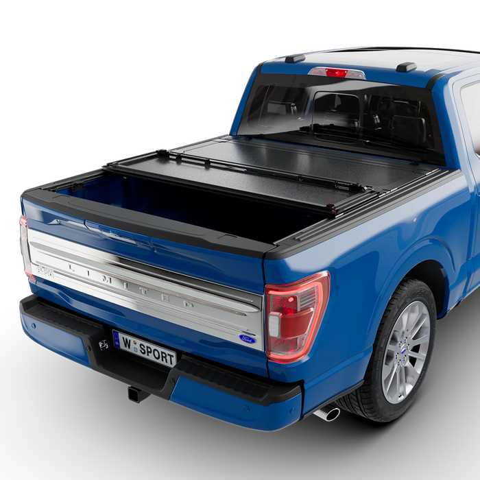 Worksport AL4 Flip-Up Hard Trifold Tonneau Cover For 2015-2026 Ford F-150 6'7" Bed - 4931460