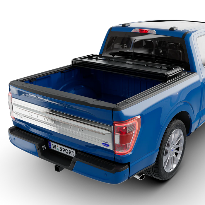 Worksport AL4 Flip-Up Hard Trifold Tonneau Cover For 2015-2026 Ford F-150 6'7" Bed - 4931460