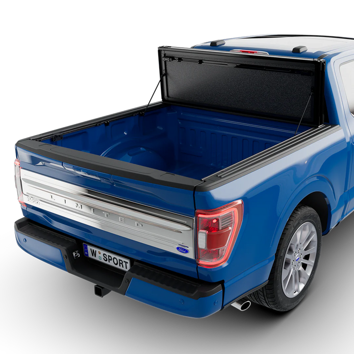Worksport AL4 Flip-Up Hard Trifold Tonneau Cover For 15-26 Ford F-150 & 22-26 F-150 Lightning 5'7" Bed - 4931450