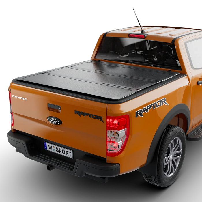 Worksport AL4 Flip-Up Hard Trifold Tonneau Cover For 2019-2023 Ford Ranger 5' Bed - 4937350