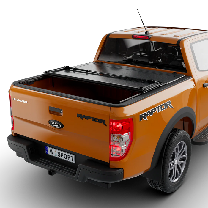 Worksport AL4 Flip-Up Hard Trifold Tonneau Cover For 2019-2023 Ford Ranger 5' Bed - 4937350