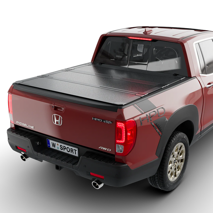 Worksport AL4 Flip-Up Hard Trifold Tonneau Cover For 2017-2026 Honda Ridgeline 5'4" Bed - 4941251