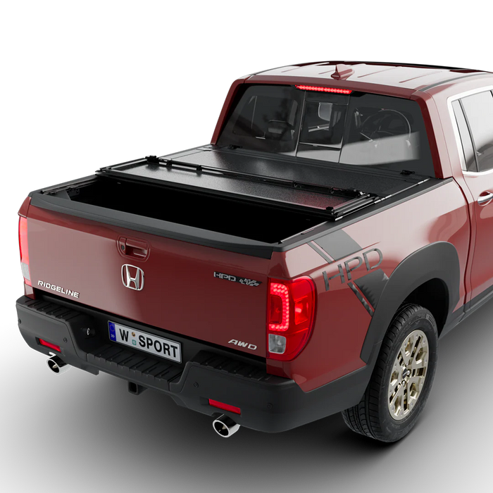 Worksport AL4 Flip-Up Hard Trifold Tonneau Cover For 2017-2026 Honda Ridgeline 5'4" Bed - 4941251