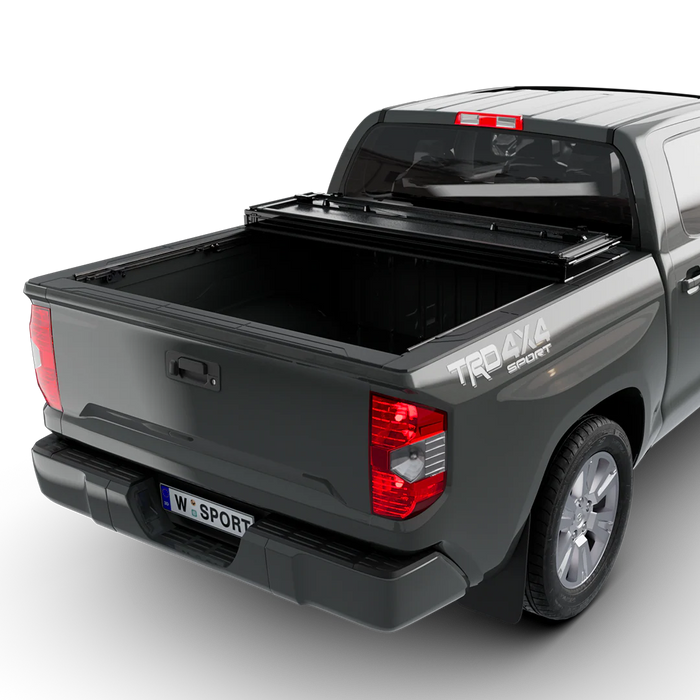 Worksport AL4 Flip-Up Hard Trifold Tonneau Cover For 2022-2026 Toyota Tundra 6'7" Bed - 4977361