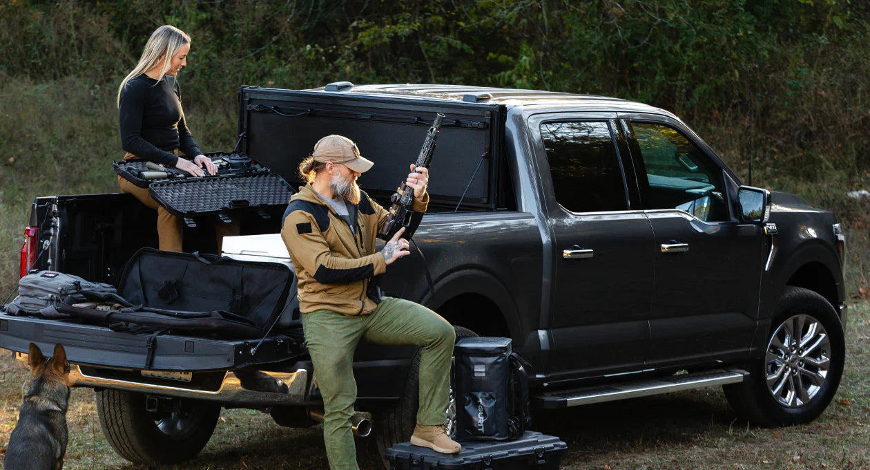 Worksport AL4 Flip-Up Hard Trifold Tonneau Cover For 2015-2026 Ford F-150 6'7" Bed - 4931460