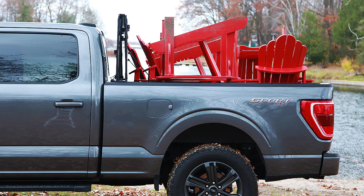 Worksport AL4 Flip-Up Hard Trifold Tonneau Cover For 2017-2026 Ford F-250/350 6'9" Bed - 4932260