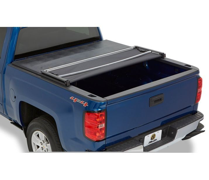 BesTop EZ-Fold™ Soft Tri-Fold Tonneau Cover For 2005-2026 Nissan Frontier 6'1" Bed - 16147-01