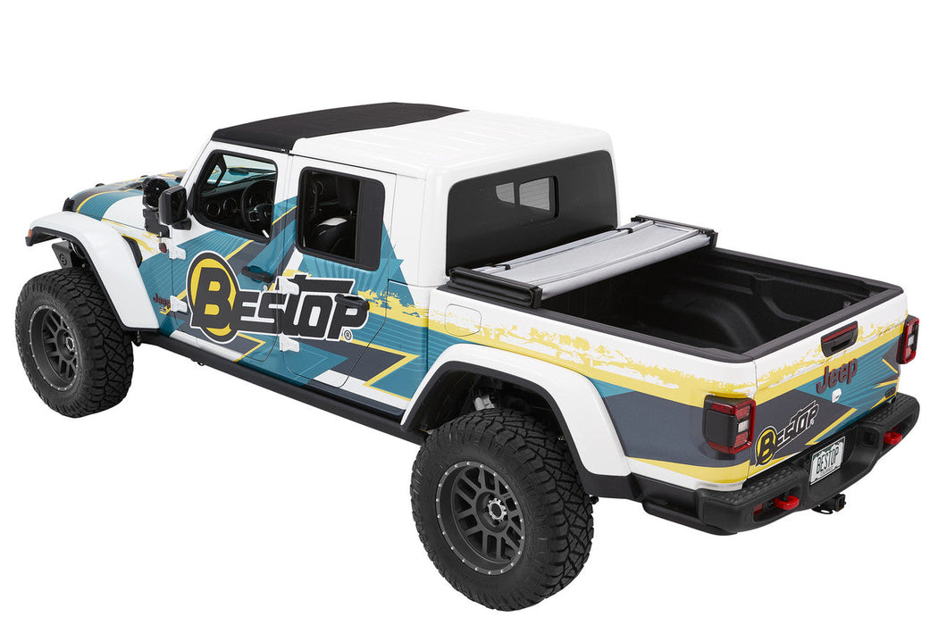 BesTop EZ-Fold™ Soft Tri-Fold Tonneau Cover For 2020-2026 Jeep Gladiat