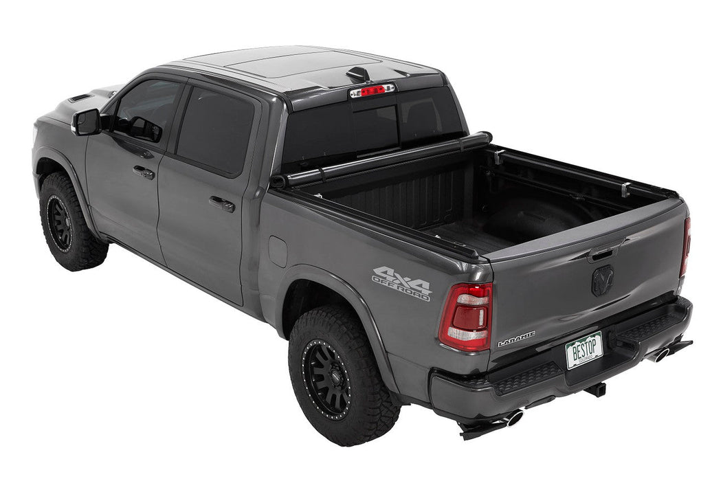 BesTop EZ-Roll Soft Tonneau Cover For 2019-2026 RAM 1500 6'4" Bed - 19228-01