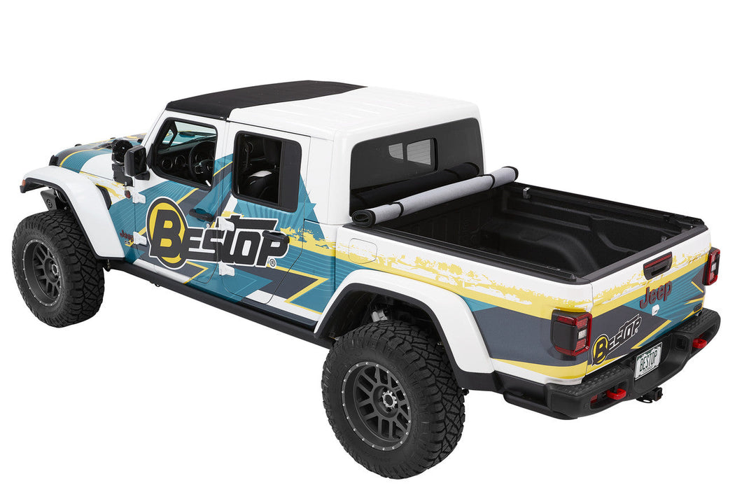 BesTop EZ-Roll Soft Tonneau Cover For 2020-2026 Jeep Gladiator 5' Bed