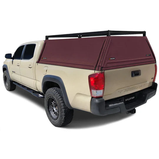 WildTop Soft Truck Cap for 2016-2023 3rd Gen Toyota Tacoma 5ft Bed (60.5 in)
