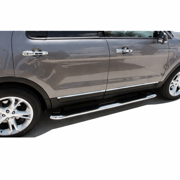Black Horse 3" Side Steps For 2009-2014 Ford F-150 5'7" Bed - 9BFR701A
