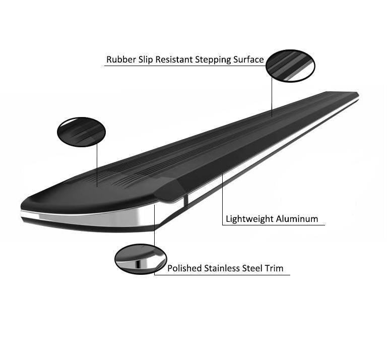 Black Horse Exceed Running Boards
