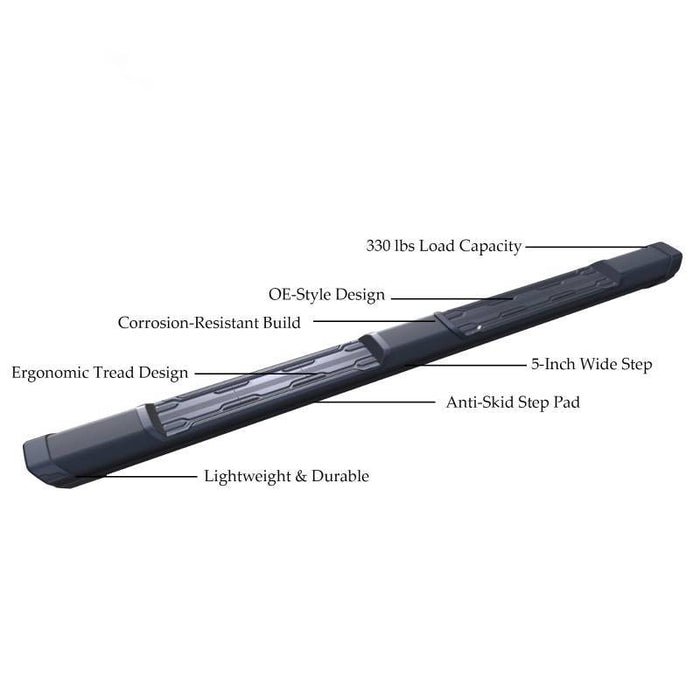Black Horse Peak Running Boards 2005-2026 Nissan Frontier - PENI80