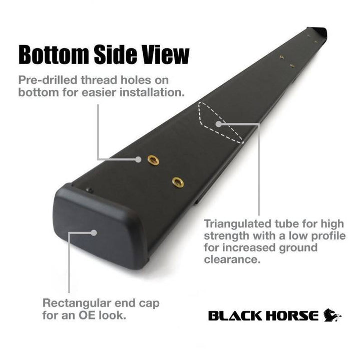 Black Horse Summit Running Boards For 2019-2026 RAM 1500