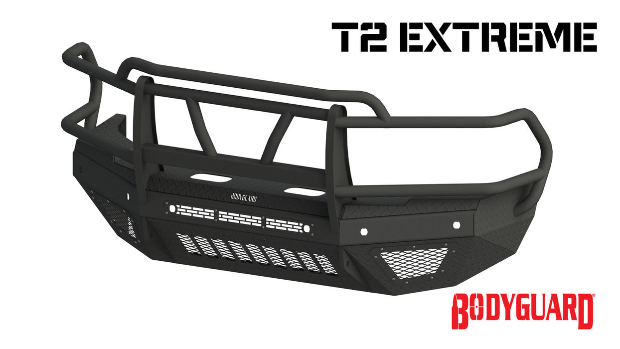Bodyguard T2 Extreme Front Bumper For 2019-2021 Chevrolet Silverado 1500 - EEC19A