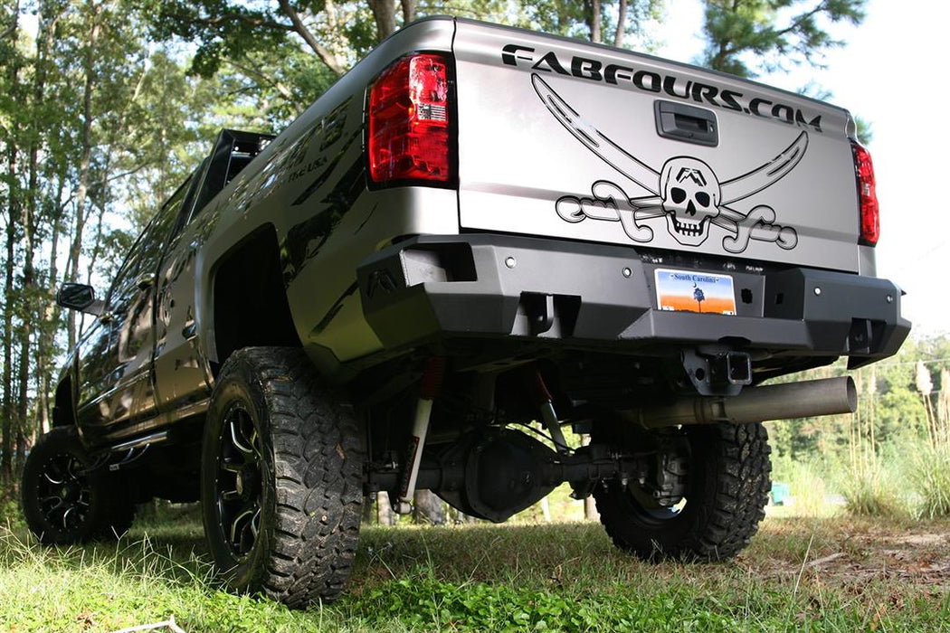 Fab Fours Premium Rear Bumpers For 2015-2019 Chevrolet/GMC Silverado/Sierra 2500/3500 - CH14-W3051-1