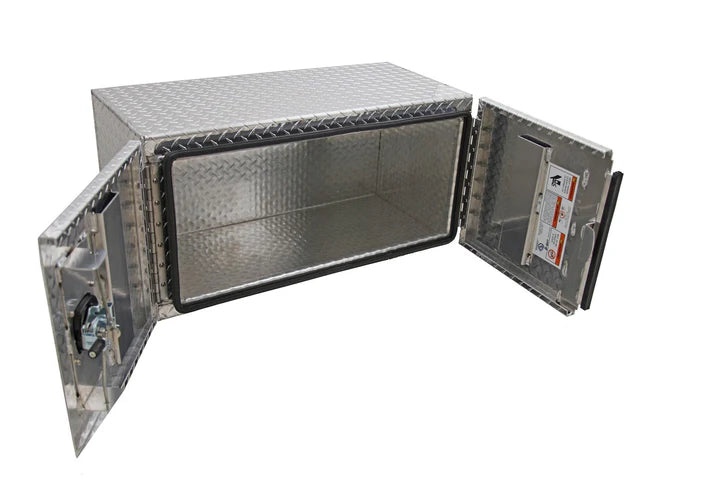 Chandler Underbody Aluminum Tread Plate Barn Door Toolbox