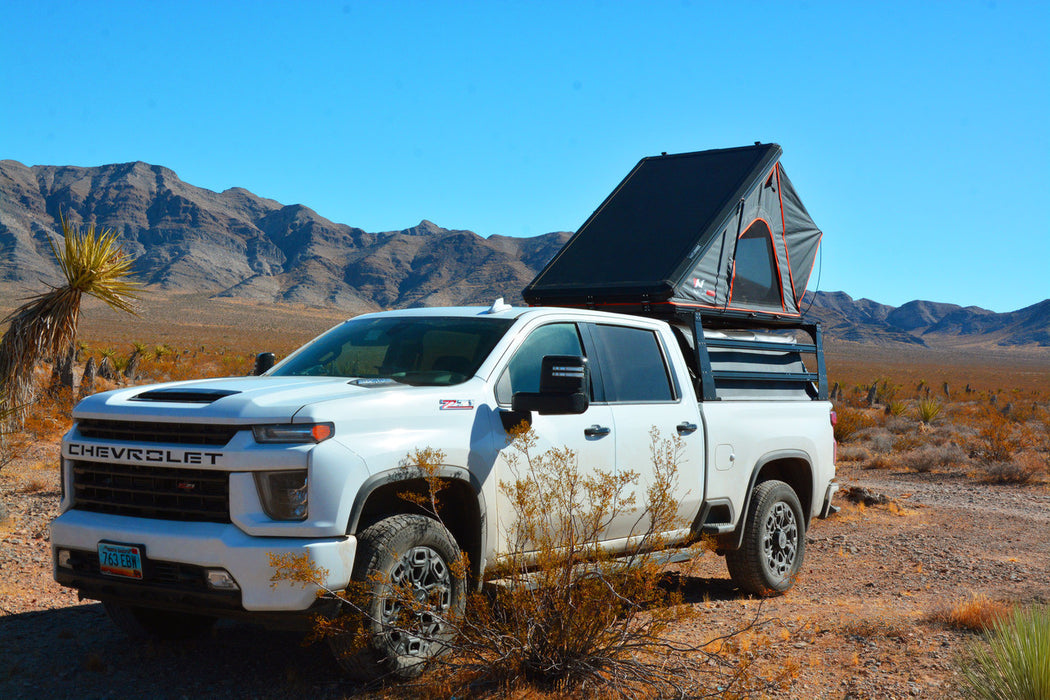 Fas-Top Traveler Sport | 2 in 1 Topper & Tonneau Cover For 99-06 GMC Sierra/Chevrolet Silverado 1500/2500/3500 & 07 Classic 8' Bed