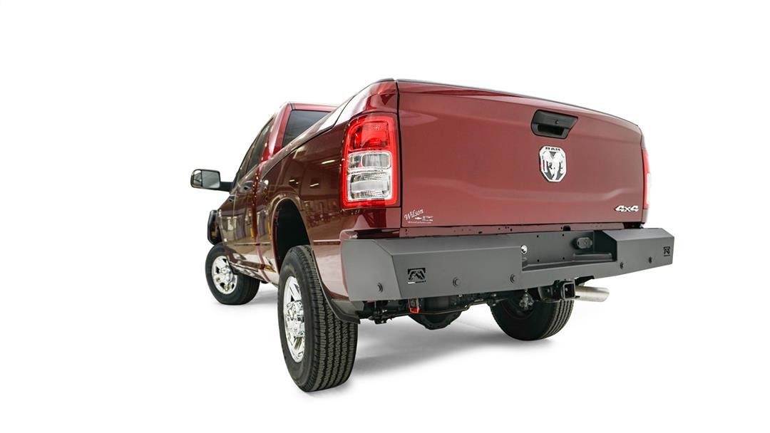 Fab Fours Red Steel Rear Bumpers For 2019-2026 RAM 2500/3500 - DR19-RT4450-1