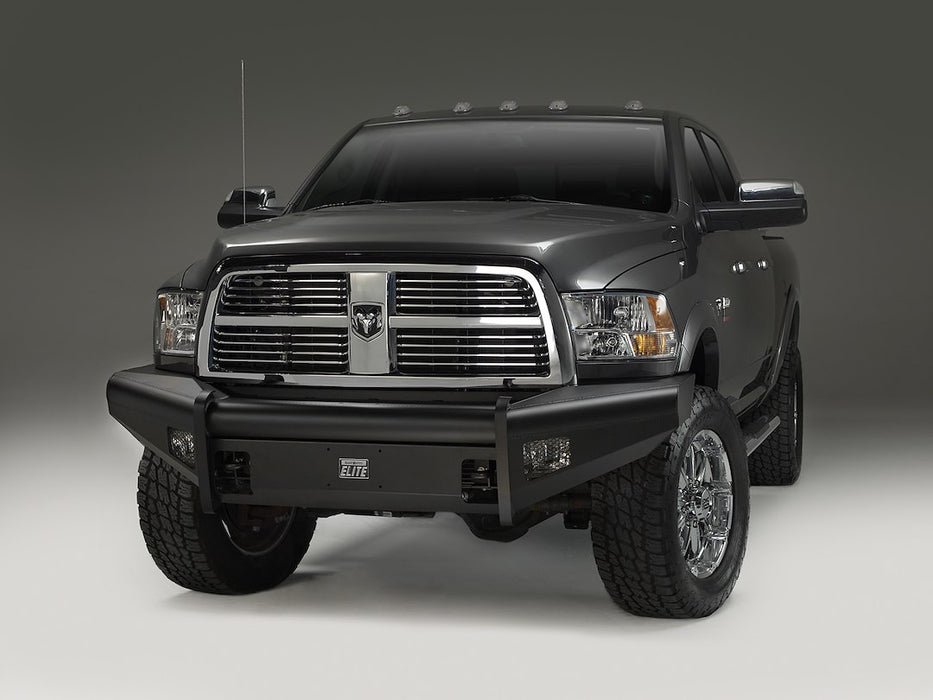 Fab Fours Black Steel Elite Front Bumpers For 2010-2018 RAM 2500/3500