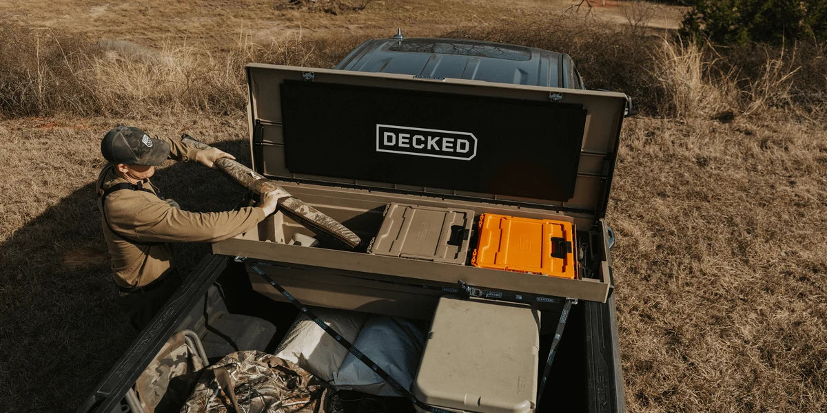 DECKED Full-Size Crossover Toolbox, Fender Dirt, 25.5" x 71.7" x  16" - DTB2T22-TAN