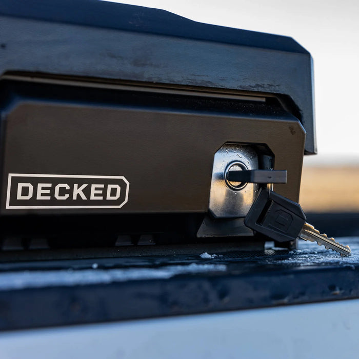 DECKED Full-Size Crossover Toolbox, Black, 25.5" x 71.7" x 16" - DTB2-BLK