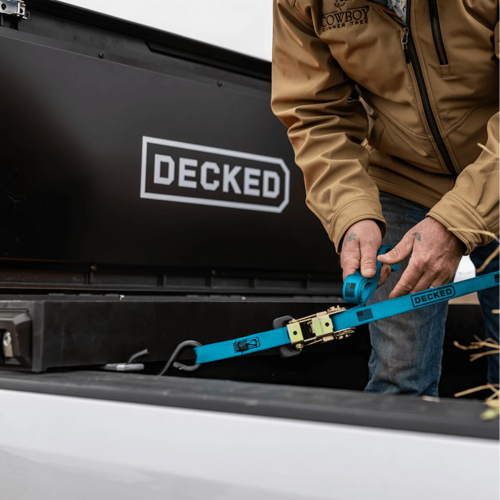 DECKED Full-Size Crossover Toolbox, Black, 25.5" x 71.7" x 16" - DTB2-BLK