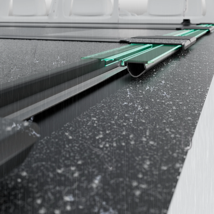 Worksport AL4 Flip-Up Hard Trifold Tonneau Cover For 15-26 Ford F-150 & 22-26 F-150 Lightning 5'7" Bed - 4931450