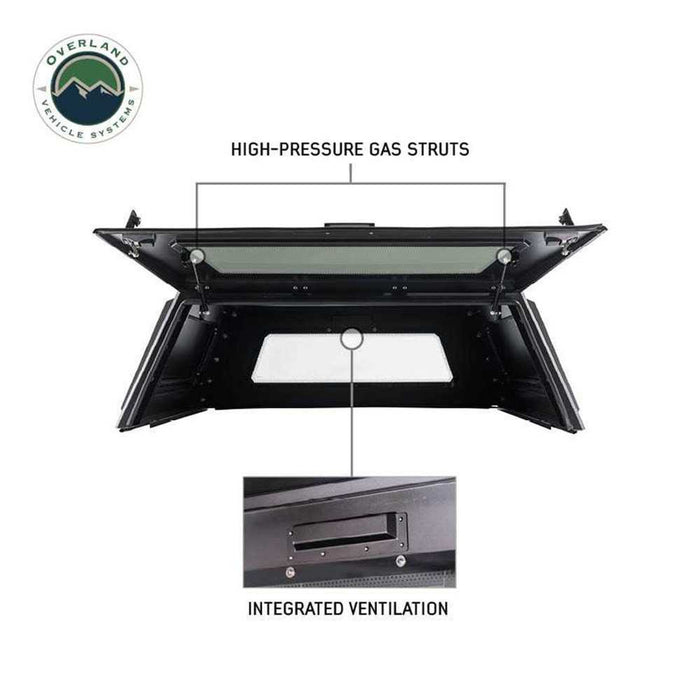OVS Expedition Truck Cap For 2016-2023 Toyota Tacoma 6'2" Bed - 70100026
