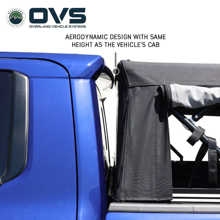 OVS Explorer Soft Shell Truck Cap For 2019-2026 GMC Sierra 1500 5'8" Bed - 70400008