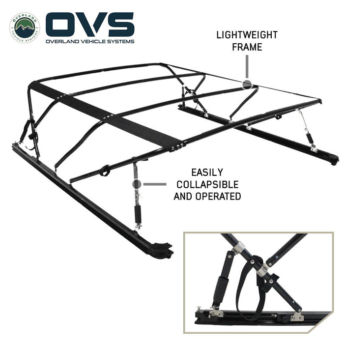OVS Explorer Soft Shell Truck Cap For 2022-2026 Toyota Tundra 5'7" Bed - 70400002