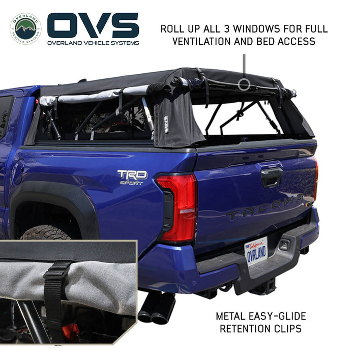 OVS Explorer Soft Shell Truck Cap For 2022-2026 Toyota Tundra 5'7" Bed - 70400002